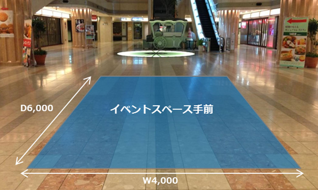 2F マーケットプレイス 手前側